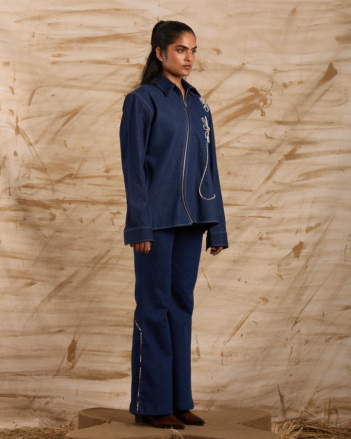 No Time to Die Malar Hand Embroidered Jacket