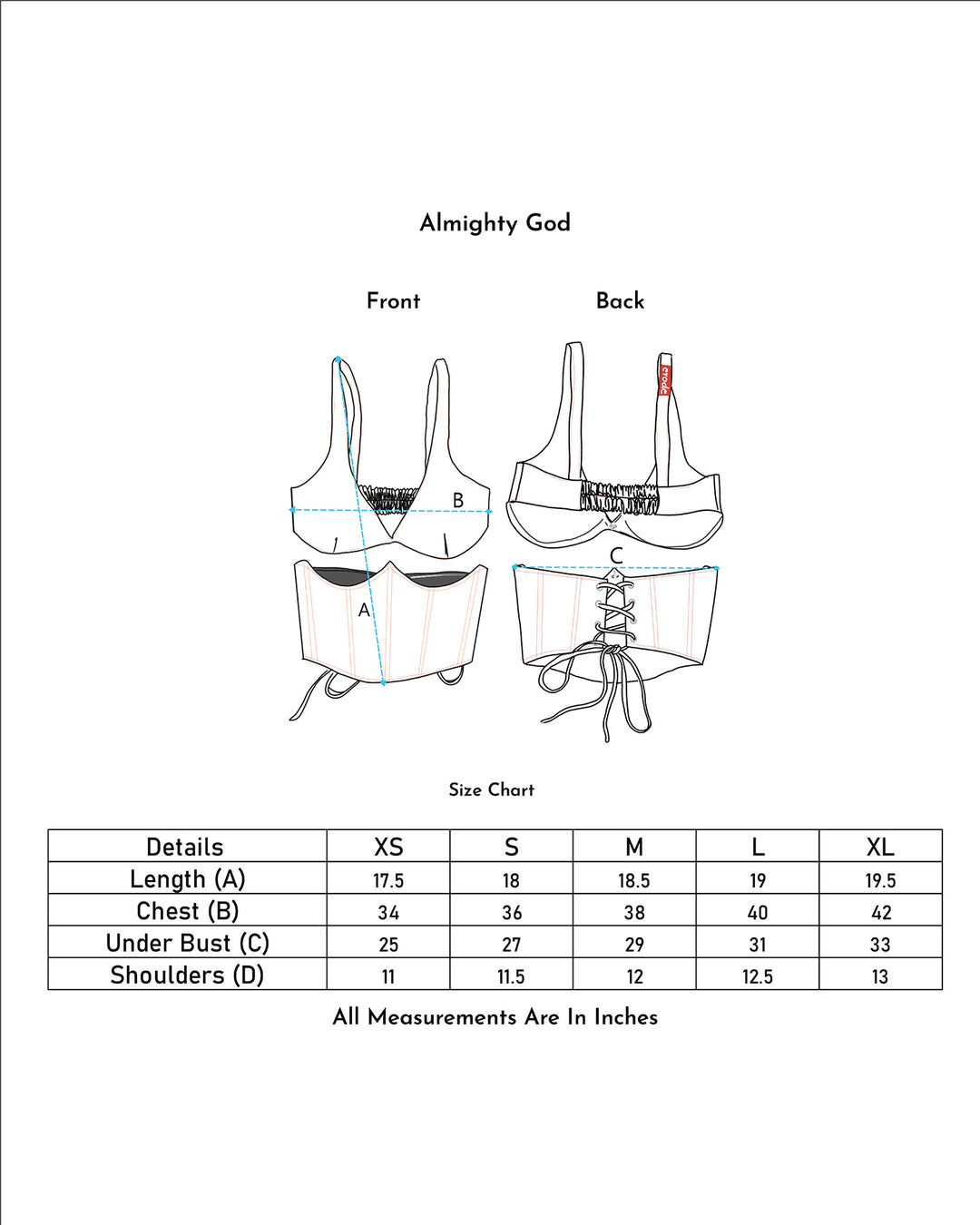 Almighty God Corset