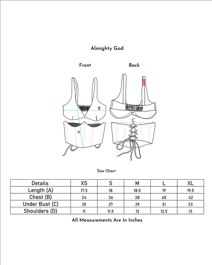 Almighty God Corset