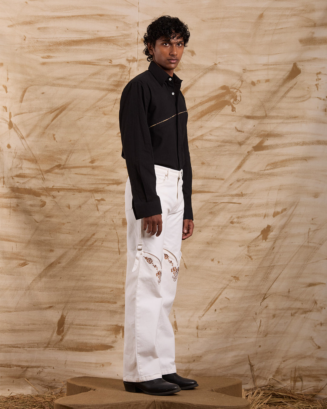 Running Again Embroidered Bottoms