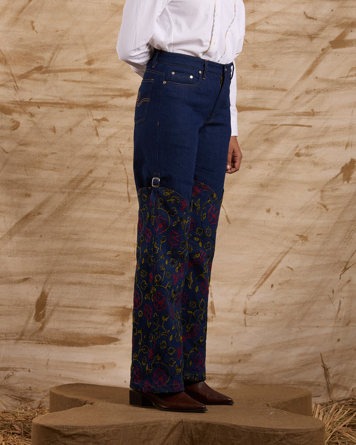 Far Away Embroidered Bottoms