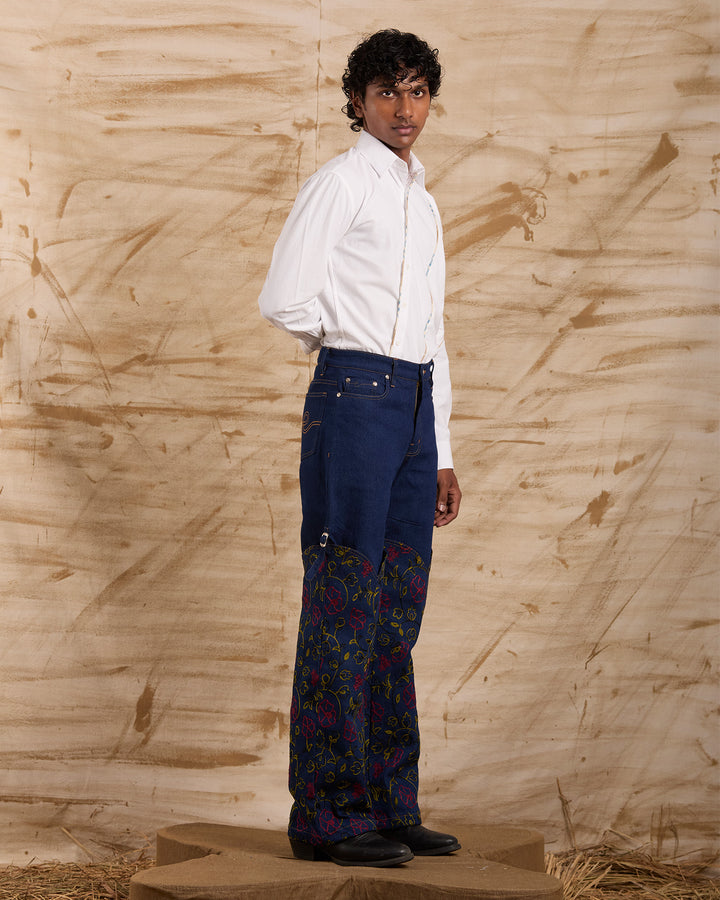 Far Away Embroidered Bottoms
