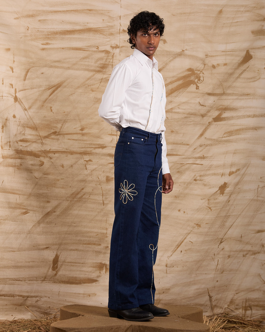 Malar Hand Embroidered Bottoms