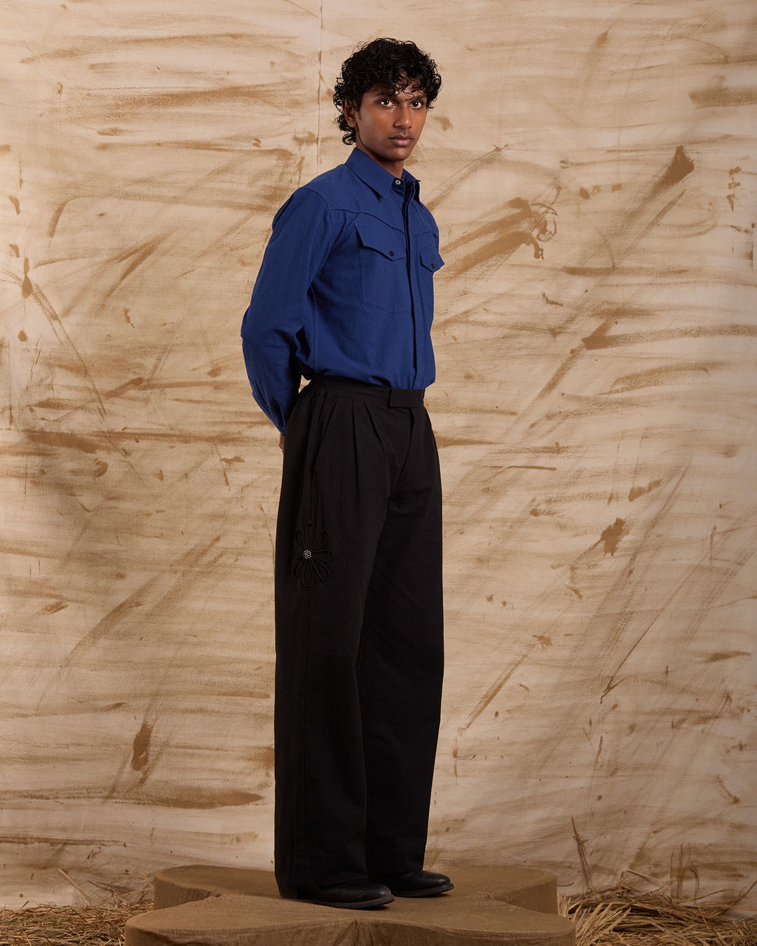 Sync-in Hand Embroidered Bottoms