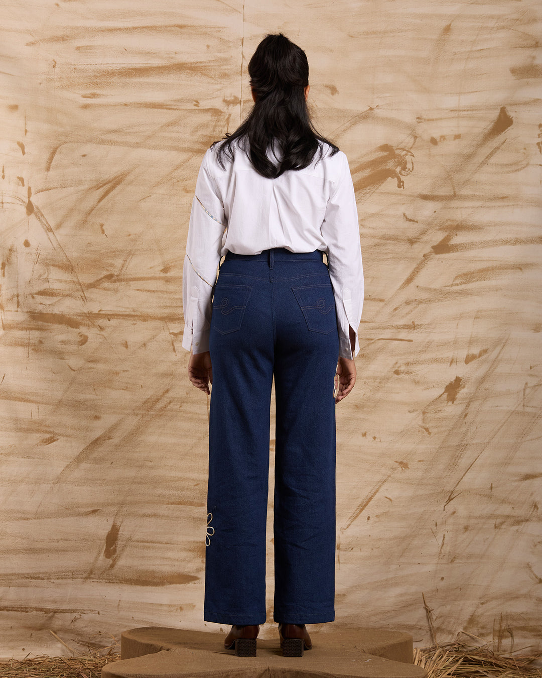 Malar Hand Embroidered Bottoms
