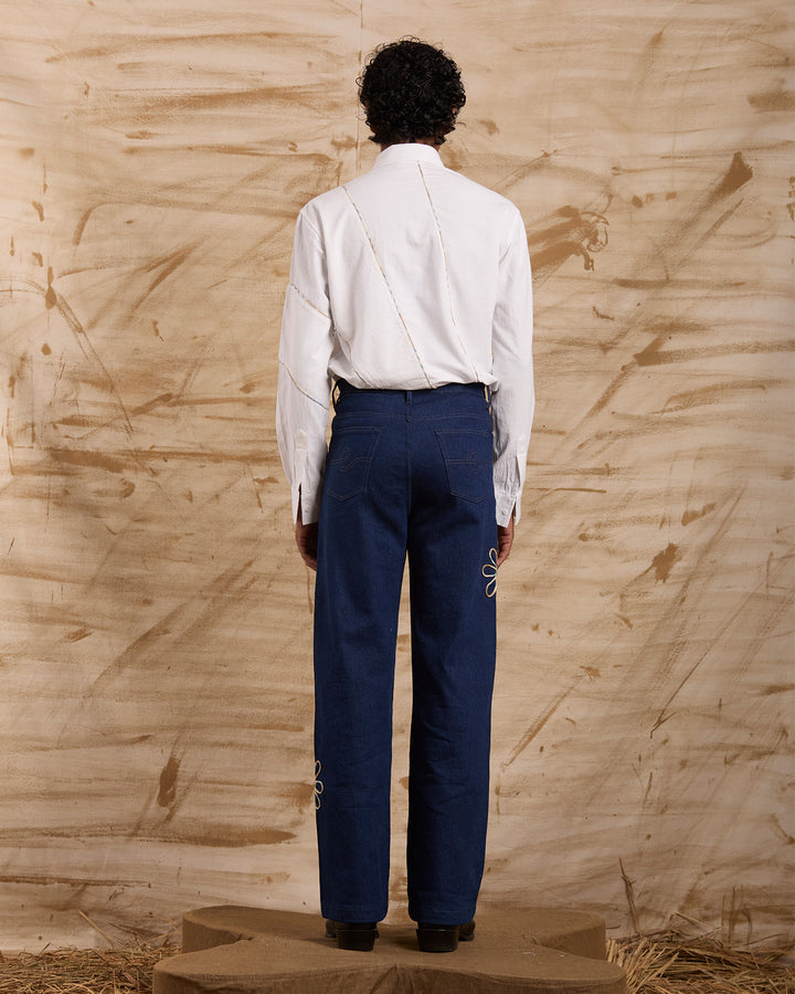 Malar Hand Embroidered Bottoms