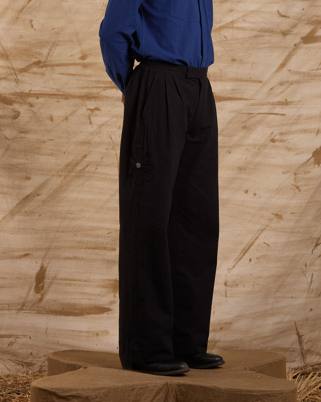 Sync-in Hand Embroidered Bottoms