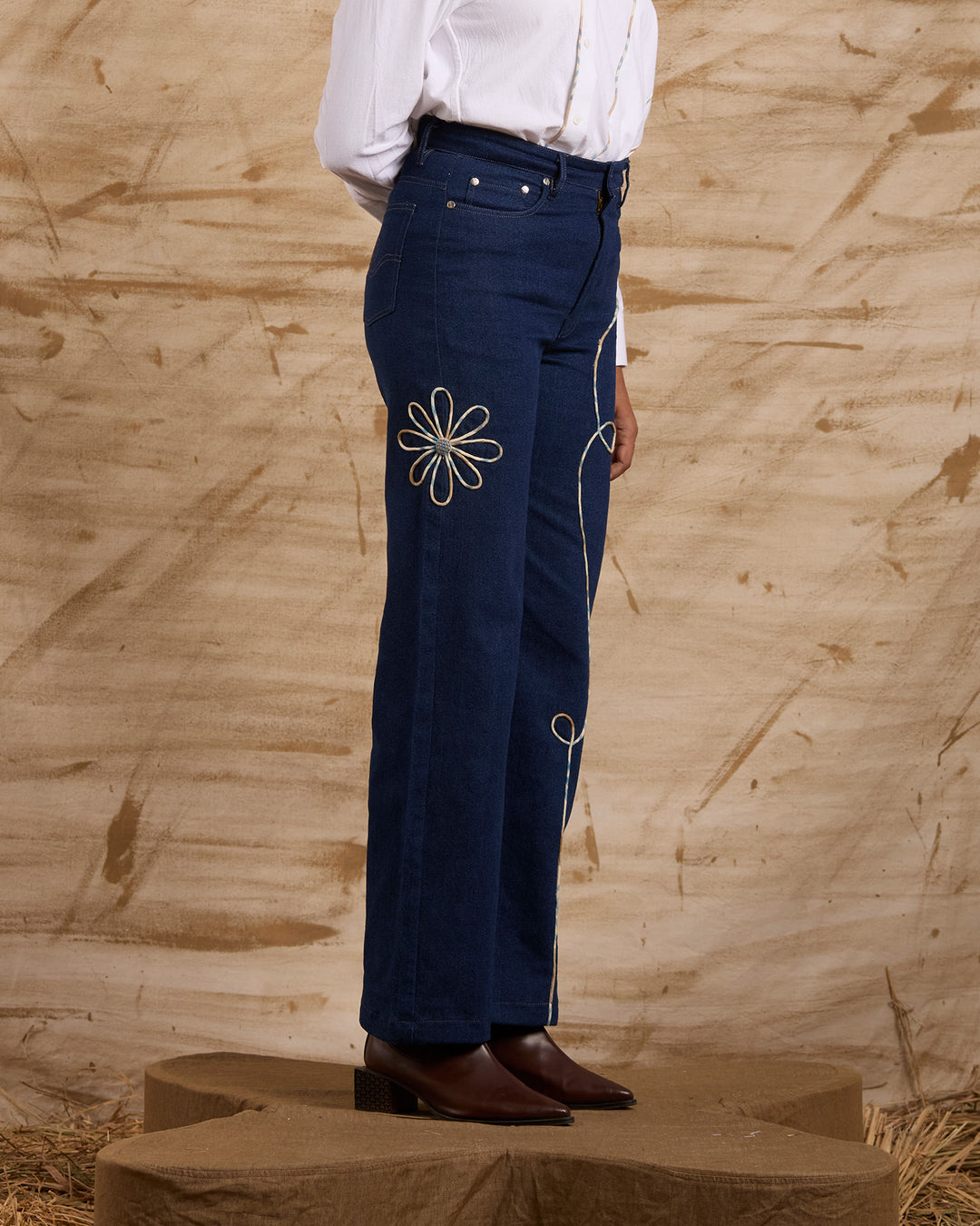Malar Hand Embroidered Bottoms