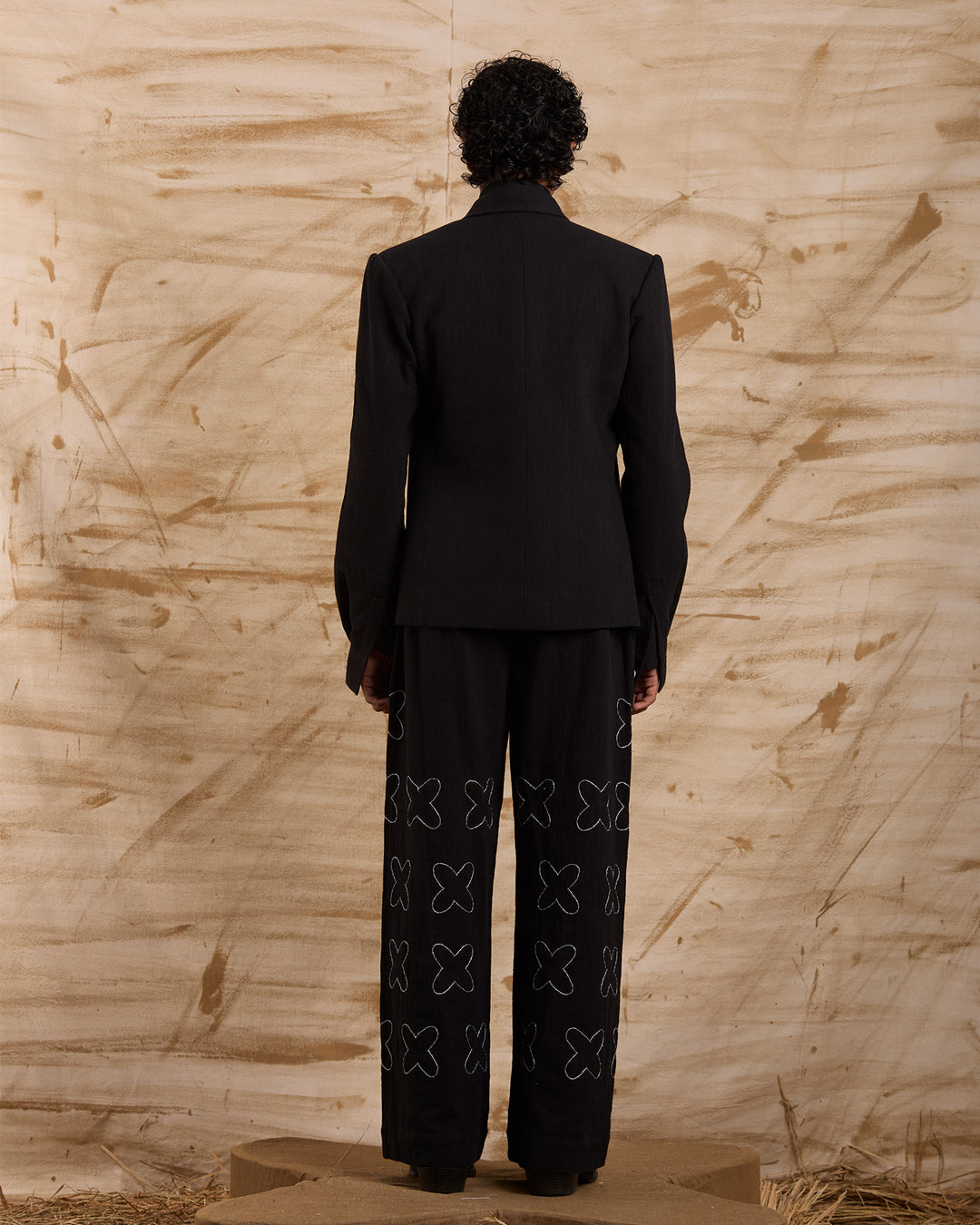 Roses Hand Embroidered Blazer