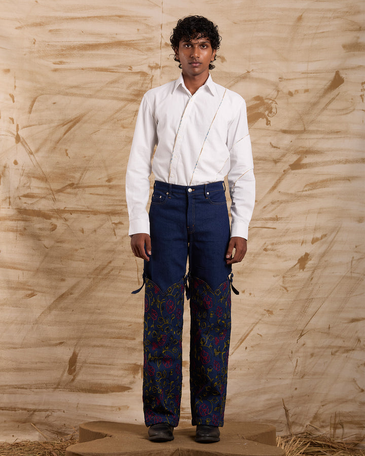 Far Away Embroidered Bottoms