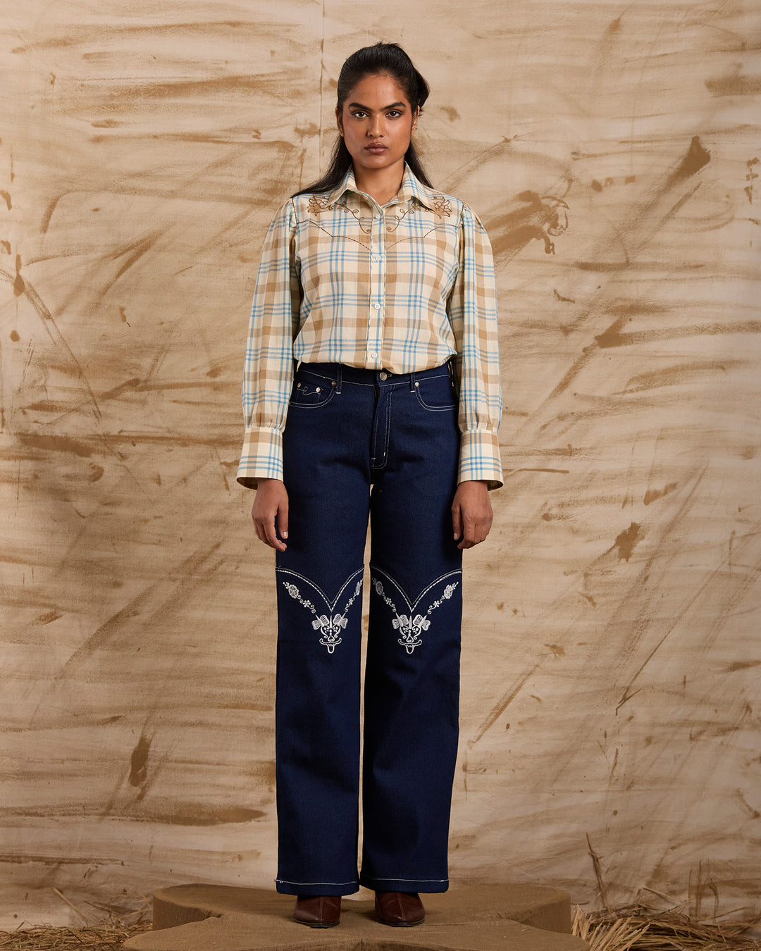 Running Out Embroidered Bottoms