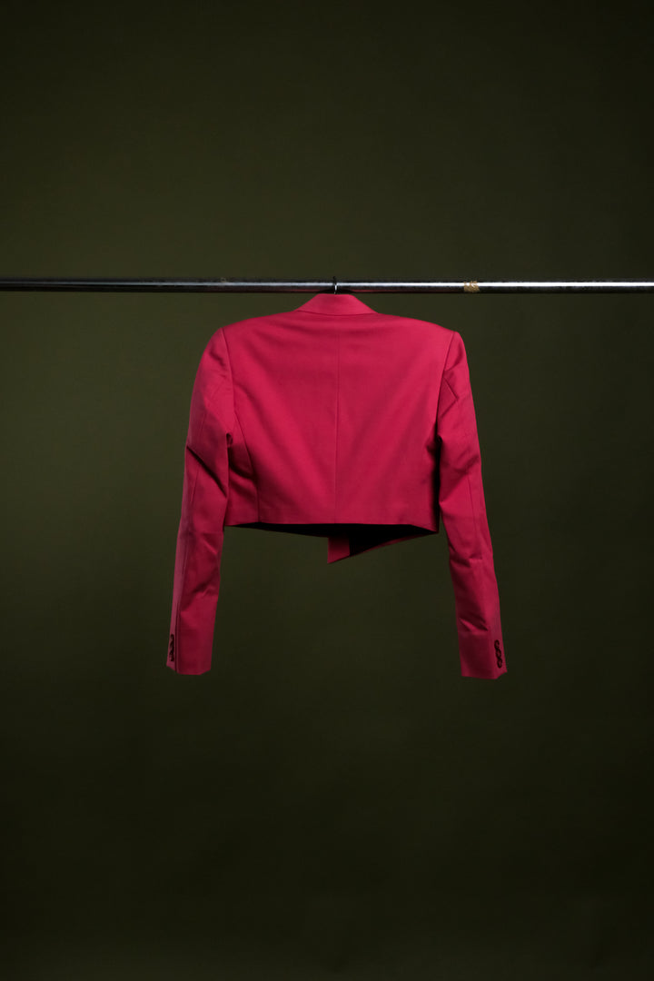 PINK CROPPED BLAZER